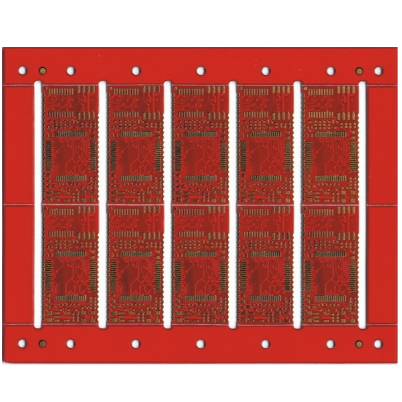 4 layer high frequency HDI Hybrid PCB Vias filled with Resin