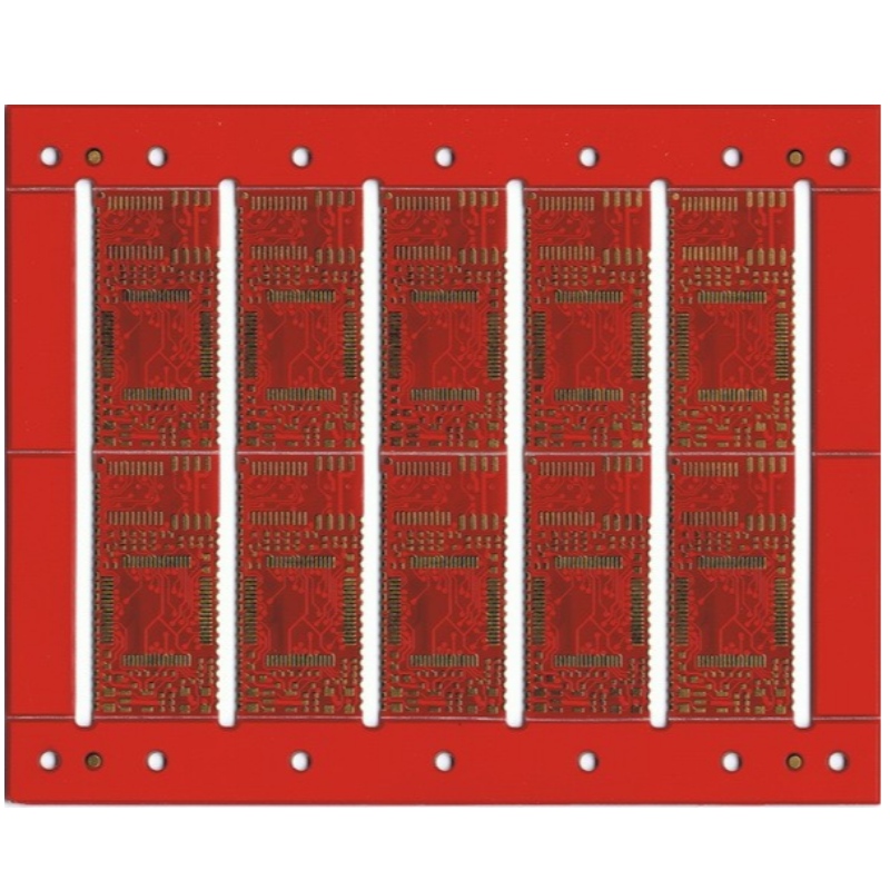 4 layer high frequency HDI Hybrid PCB Vias filled with Resin