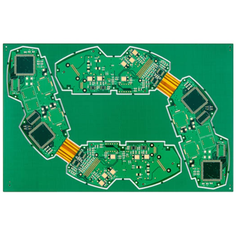 Rigid Flex PCB Print Circuit Board with Green Solder Mask Ink