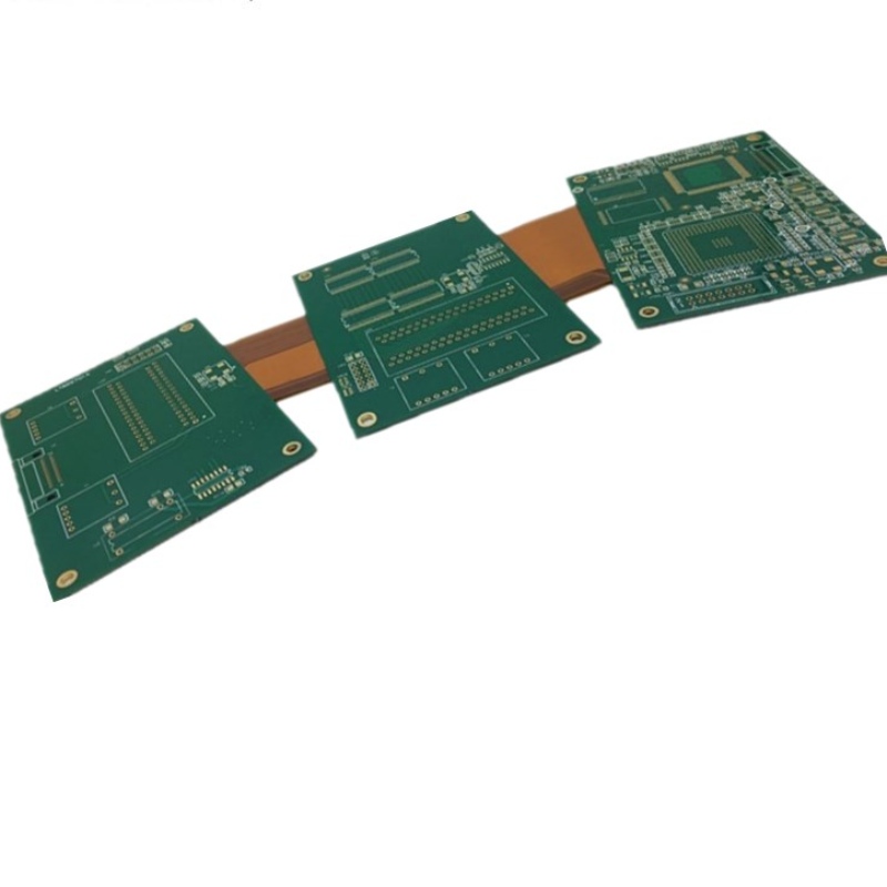 Rigid Flex PCB Print Circuit Board with Green Solder Mask Ink